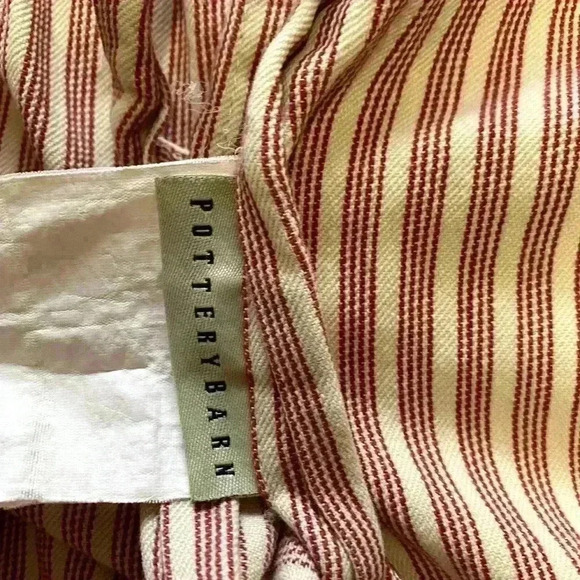Pottery Barn Rustic Country Farmhouse Quilted Set of 2 Standard Pillow Cases - Picture 4 of 6